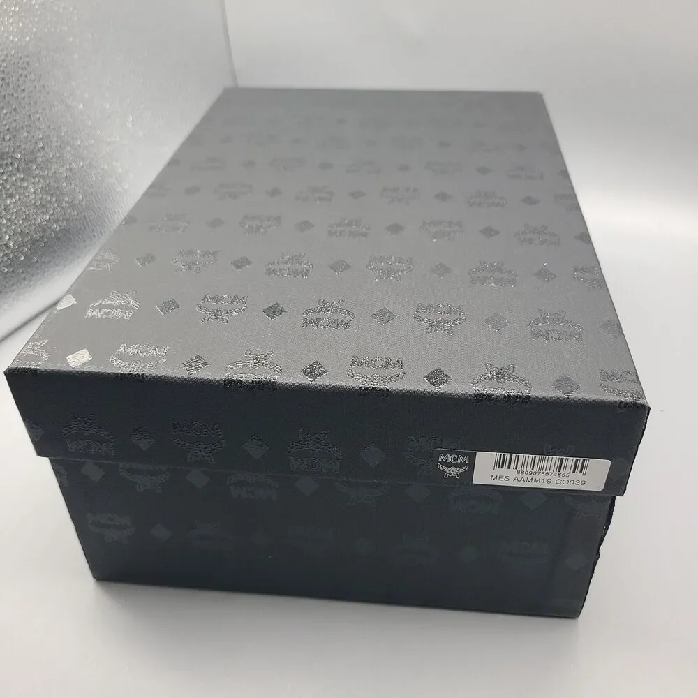 MCM Shoe Box (Empty) Black Logo 12.5